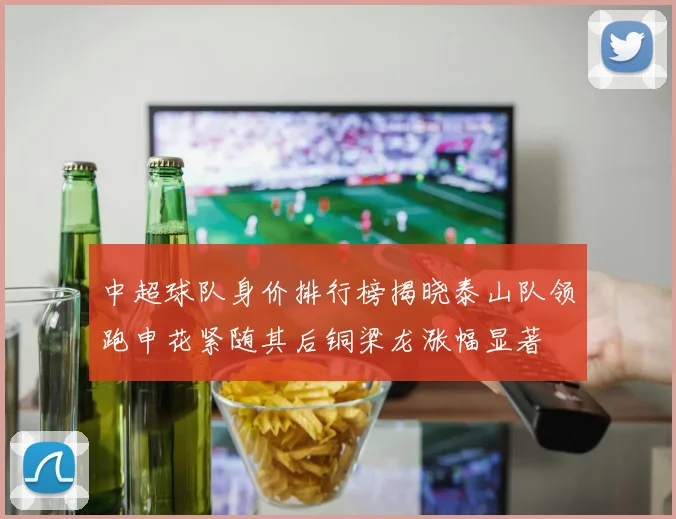 中超球队身价排行榜揭晓泰山队领跑申花紧随其后铜梁龙涨幅显著